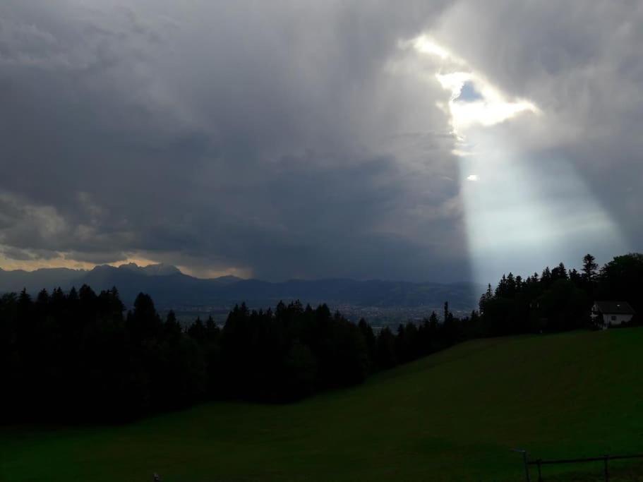 Grosszuegige Ferienwohnung Am Skigebiet Boedele Mit Rheintalblick ดอร์นเบิร์น ภายนอก รูปภาพ